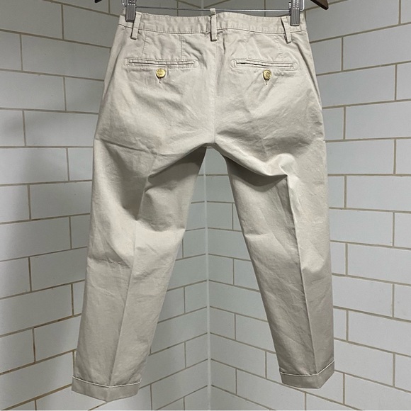 Women’s Dsquared2 Tan Low Rise Capri - Picture 4 of 6